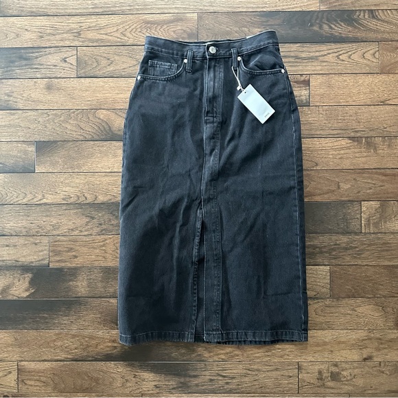 Mango Denim Midi Skirt - Picture 4 of 5